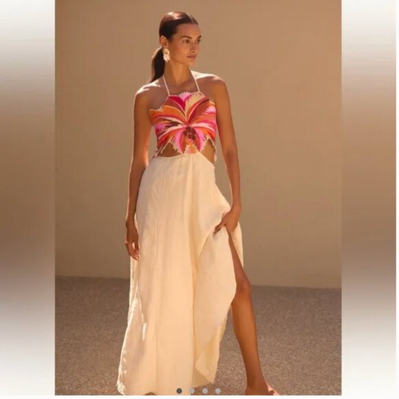Maaji Boho Sunrise Owen Linen Dress - Picture 1 of 6